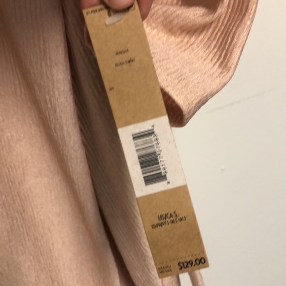 Rachel Roy Pink Longsleeve Rib Knit Foil Dress - Picture 5 of 8